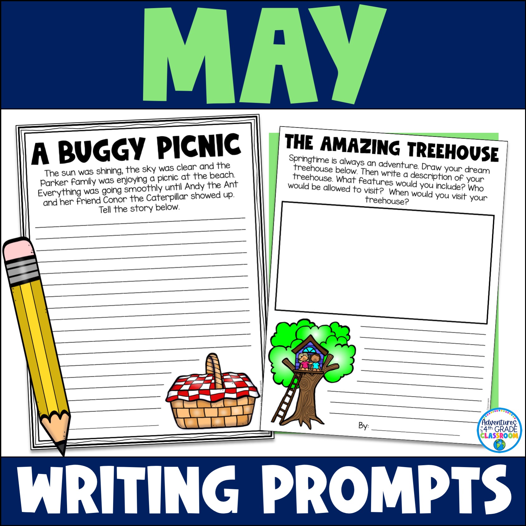 May Writing Prompts Adventures Of A 4th Grade Classroom