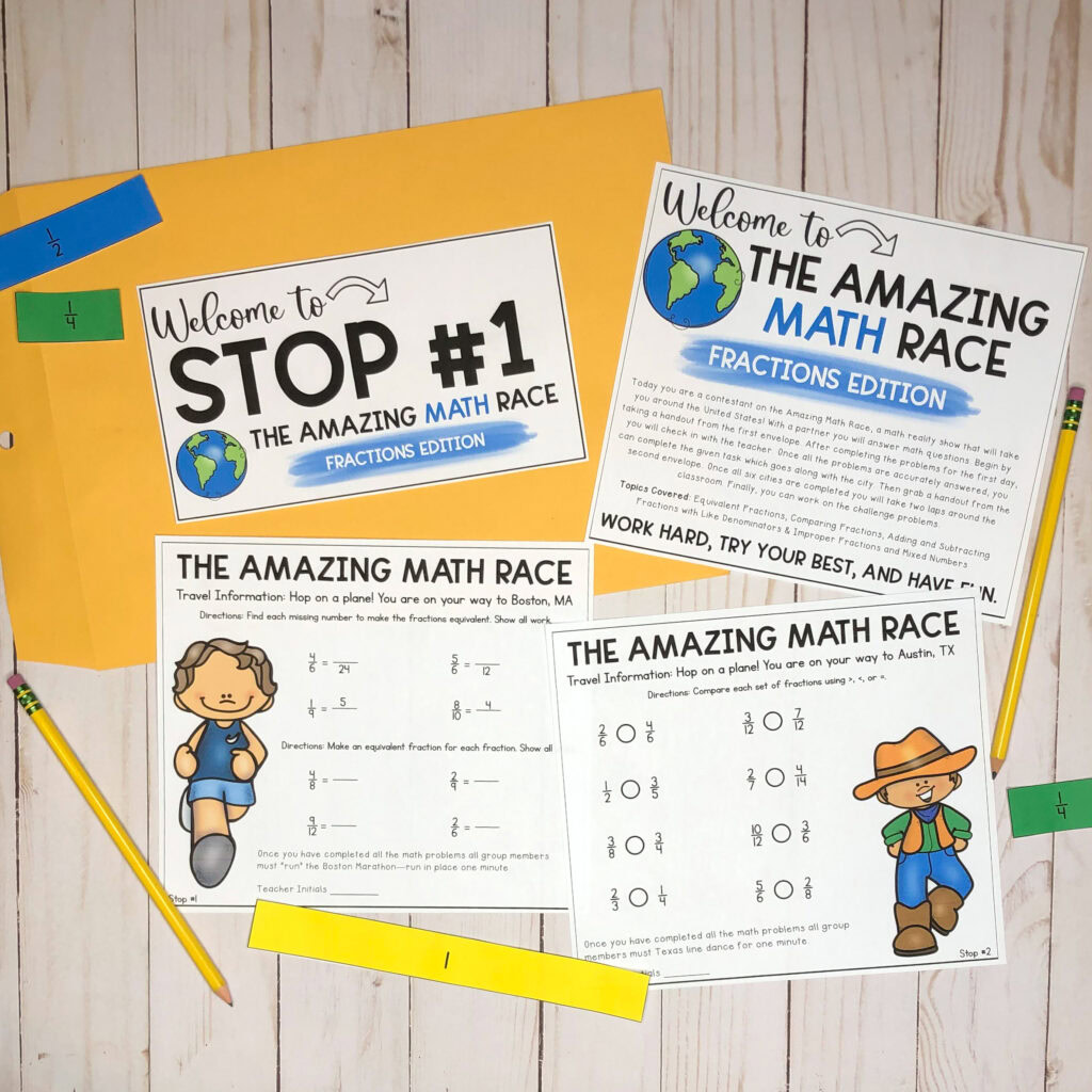 Amazing Math Race Flags Math Amazing Math Race Promo - Adventures of a 4th Grade Classroom